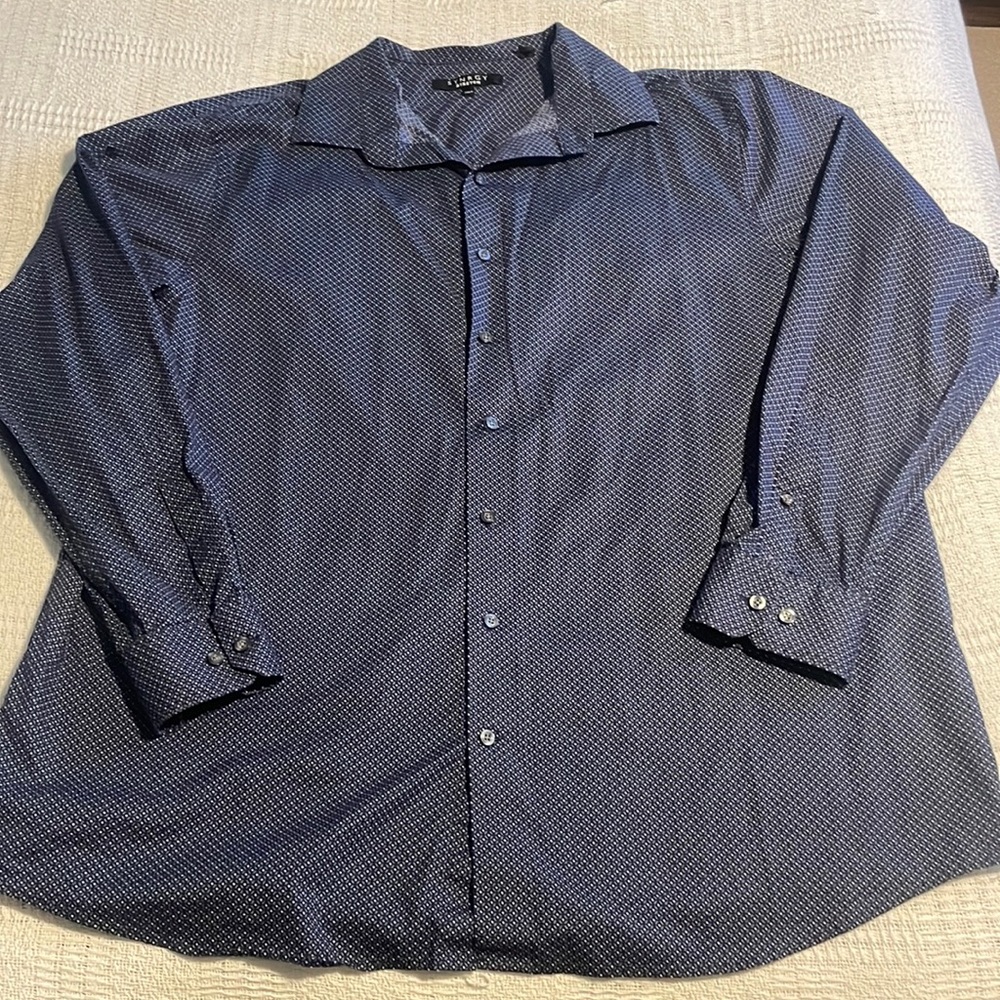 SYNRGY Mens Button Up Dress Shirt Long Sleeve Big + Tall